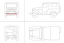 COMPLETE FRONT DOOR ASSEMBLED FJ40 - FJ46