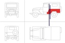 Quarter Panel with Wheelwell FJ40 L&amp;R S&amp;H