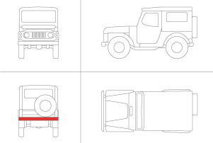 Rear Bumper Suzuki LJ80 S&H