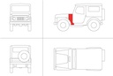 Torpedo Lateral Daihatsu Taft F20 Series L&R S&H